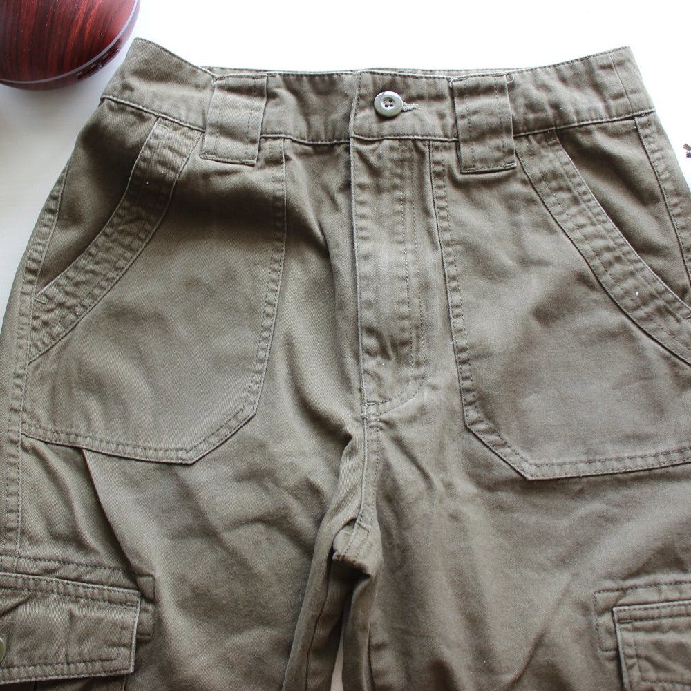 Army Green Cargo Pants ♡